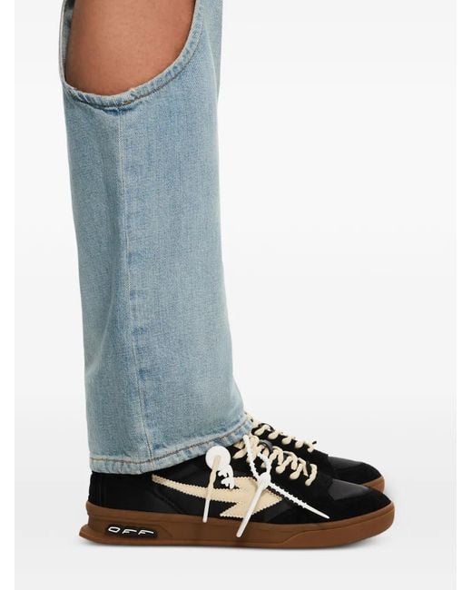 Off-White c/o Virgil Abloh Blue New Slim Lace-Up Sneakers