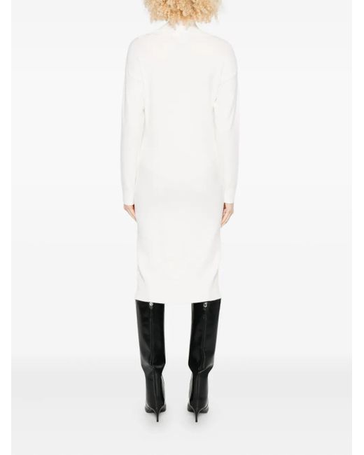 ERMANNO FIRENZE エンブロイダリー ワンピース White