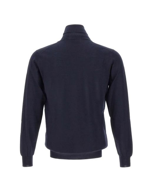 FILIPPO DE LAURENTIIS Blue Pull À Col Roulé for men