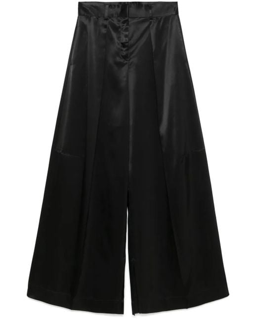 Jil Sander Black Pleated Trousers