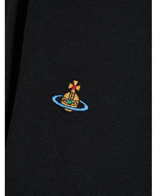 Vivienne Westwood Black Orb-Embroidered Hoodie
