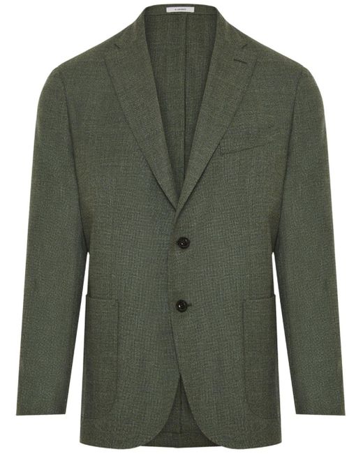 メンズ Boglioli K-jacket シングルジャケット Green