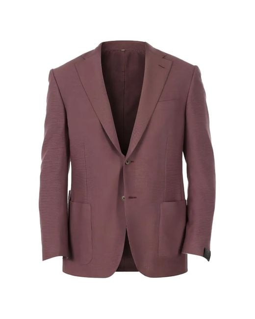 Corneliani Purple Patch-Pocket Blazer for men