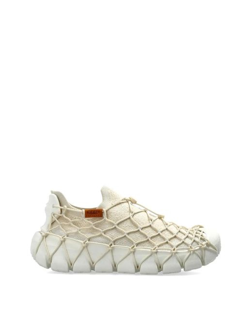 Keen White Uneek 360 Cord-Detail Low-Top Sneakers for men