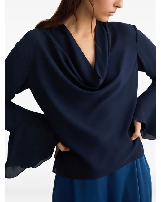 Liu Jo Blue Georgette Blouse