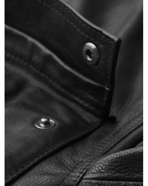 Belstaff Black Trialmaster Leather Jacket for men