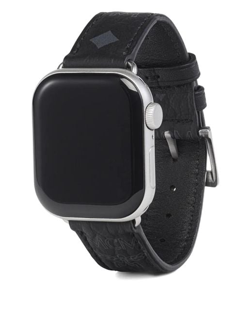 MCM Black Visetos Apple Watch Band