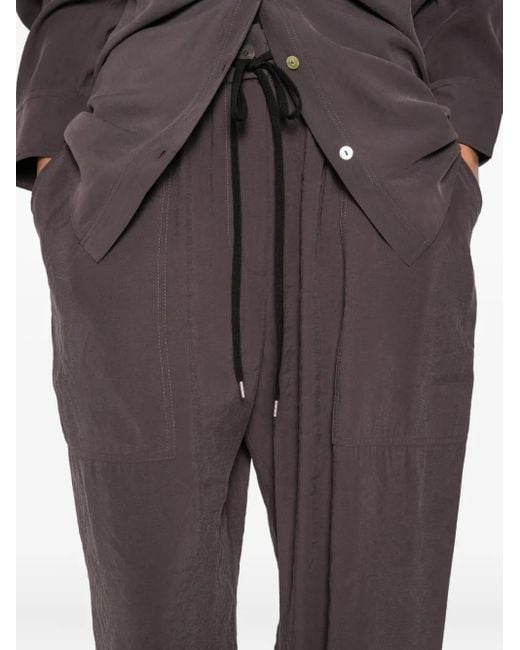 Pantaloni Capel Con Vita Elasticizzata di Studio Nicholson in Gray