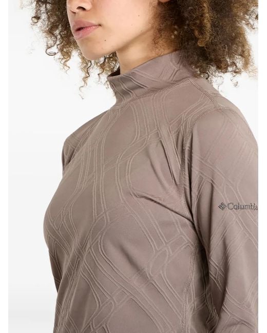 Columbia Black Granite Point Turtleneck-Neck Top