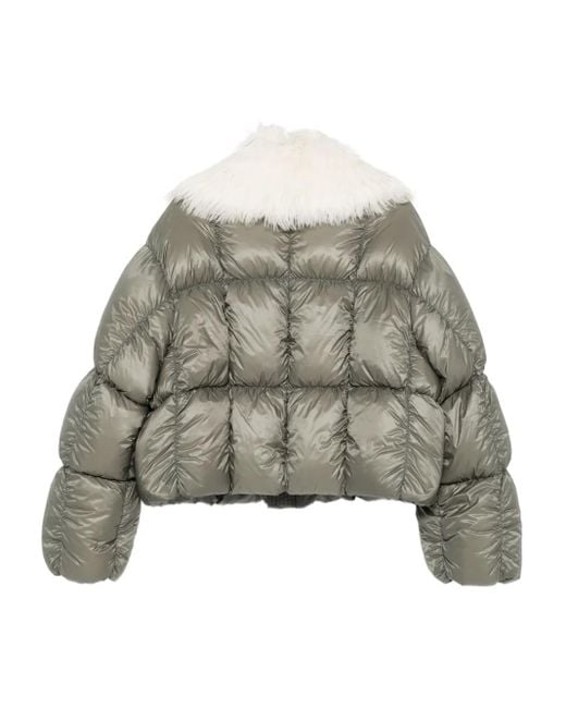 Jil Sander Gray Quilted Jacket