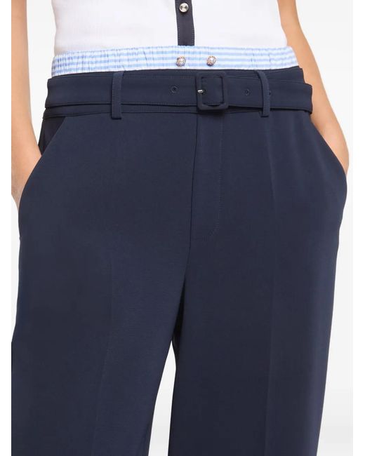 Cinq À Sept Blue Aron Straight Trousers