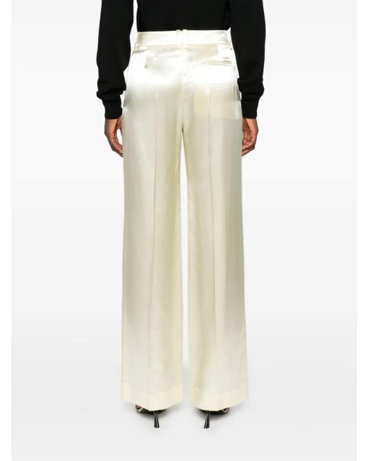 The Row White Encore Trousers