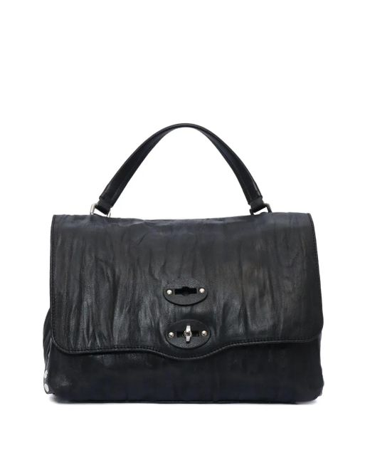 Zanellato Black Small Postina Cross-Body Bag