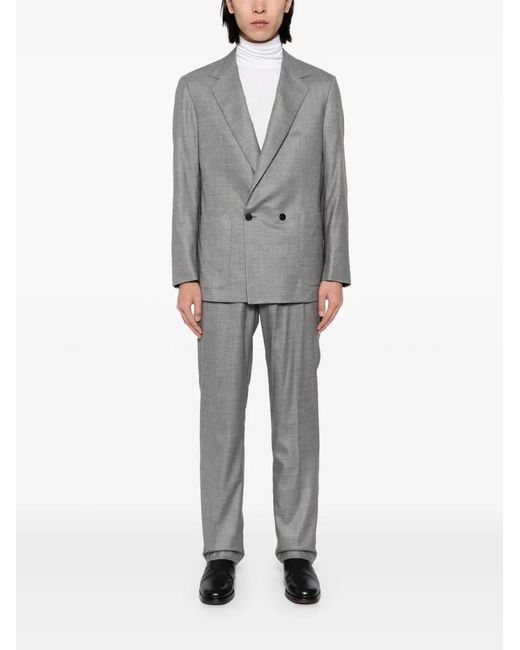 Kiton Gray Two-Piece Suit for men