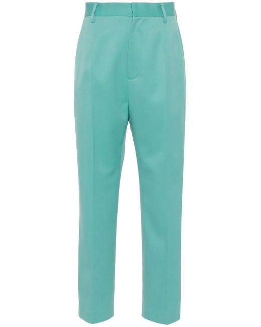MM6 by Maison Margiela Blue Single-Stitch Tapered Trousers
