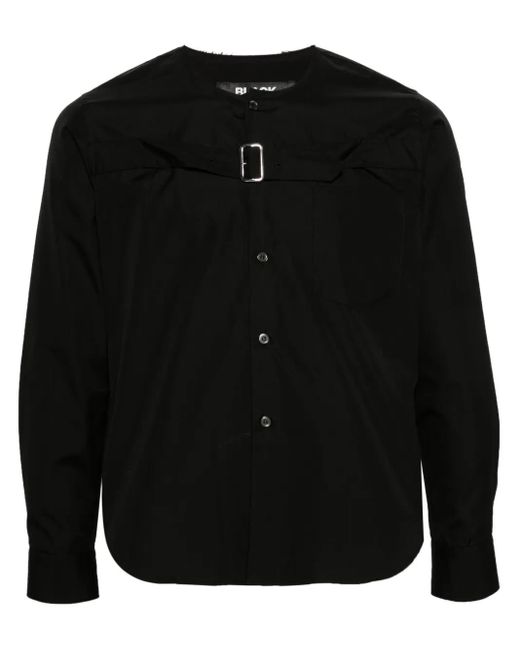 COMME DES GARÇON BLACK Black Hemd Mit Schnallendetail