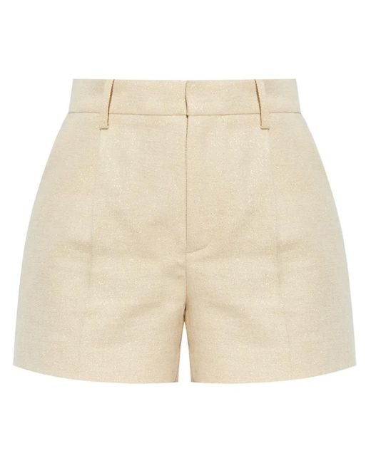 Zadig & Voltaire Natural Tailored Shorts
