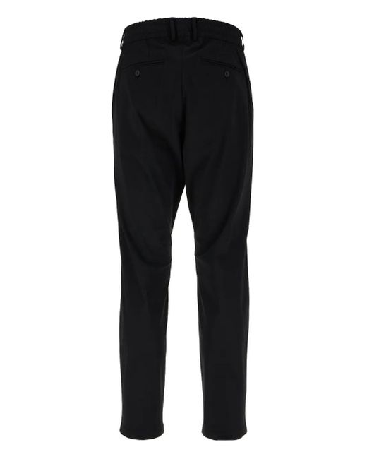 Cruna Black Pleated Trousers for men