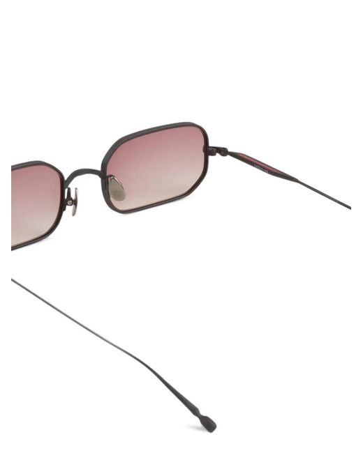 Matsuda Pink Lunettes De Soleil Ovales En Titane for men