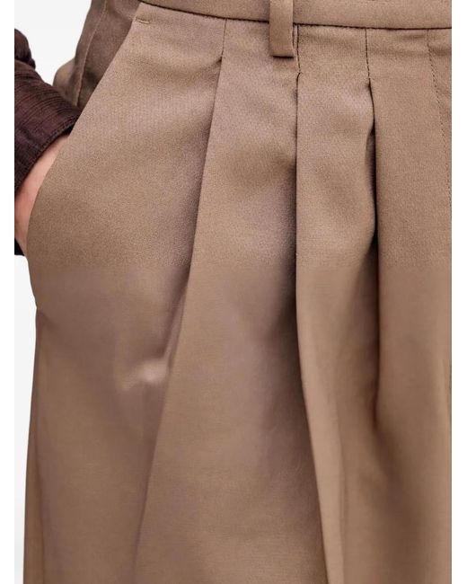 Sisley Natural Pleated Trousers
