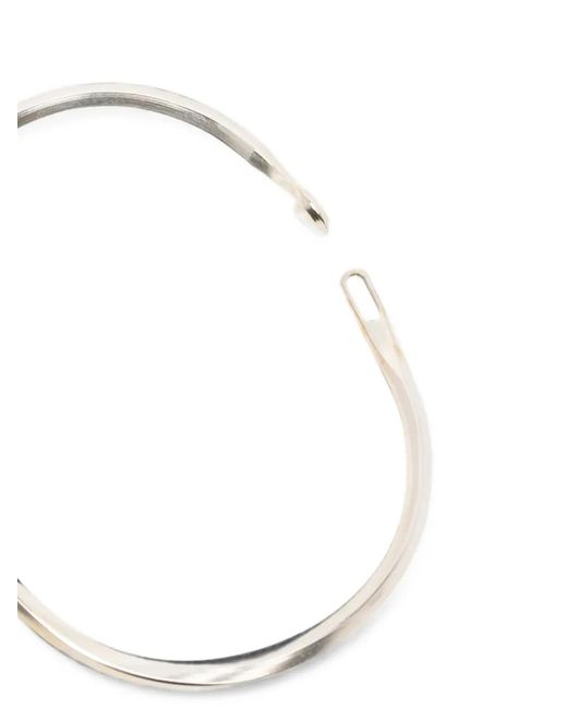 Werkstatt:münchen White Side Hook Twisted Bangle