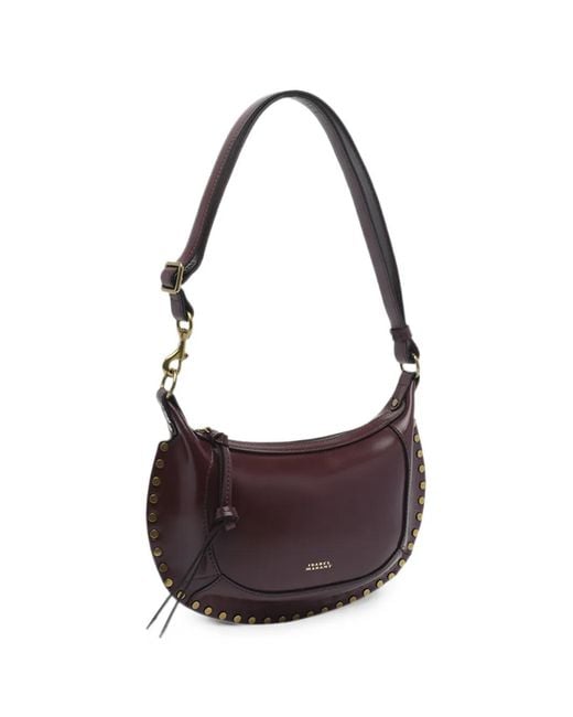 Isabel Marant Purple Oskan Moon Shoulder Bag