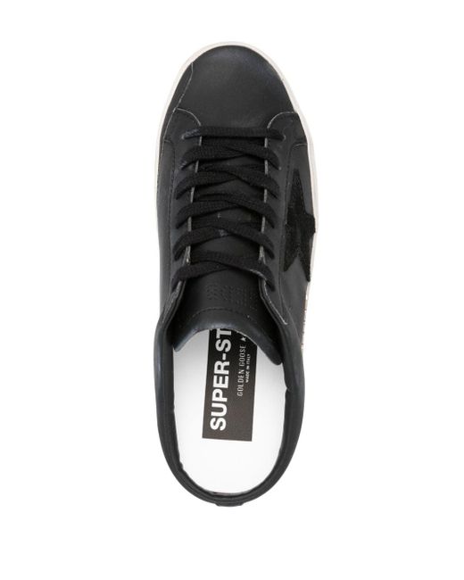 Golden Goose Deluxe Brand Super-star Sabot Sneakers in het Black