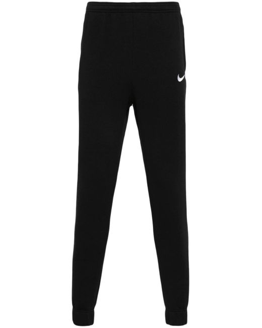 Nike Black Swoosh-detail Track Pants for men