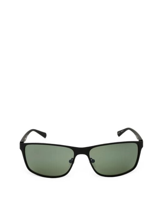 Harley Davidson Green Rectangle-Frame Sunglasses for men