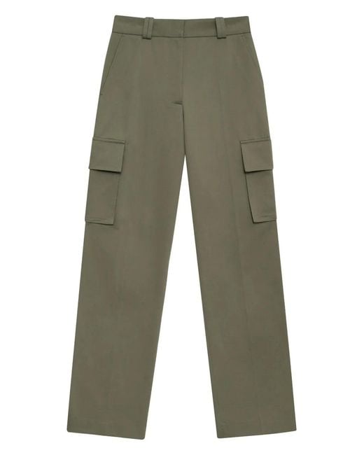 Anine Bing Green Dayton Cargo Trousers