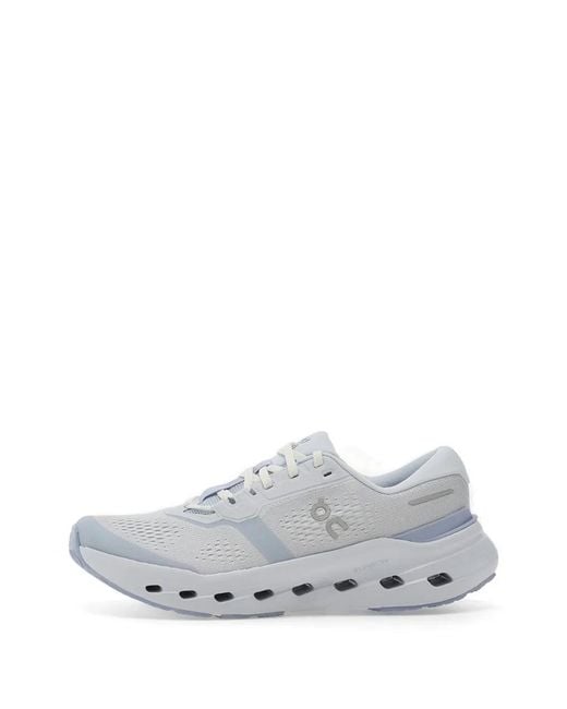 On Shoes White Cloudrunner 3 Sneakers