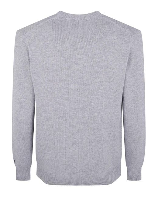 Mc2 Saint Barth Gray "Heron" Pullover for men