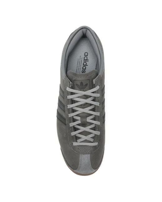 Adidas Gray Italia 70S Three-Stripe Sneakers for men