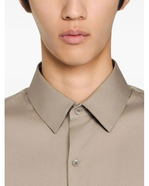 Sandro White Plain Shirt for men
