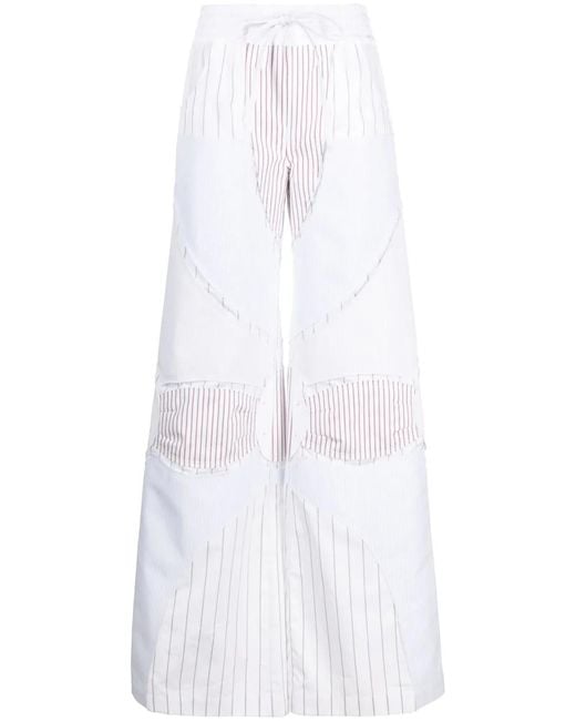 Off-White c/o Virgil Abloh White Off Motorcycle Pants