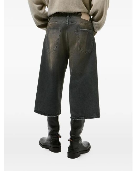 Our Legacy Gray Capri Cut Shorts for men