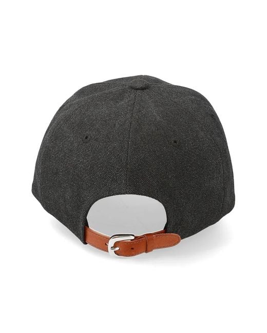 Premiata Black Logo-Embroidered Baseball Cap