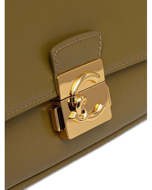 Coccinelle Metallic Medium C-Me Lock Shoulder Bag