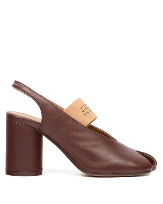 MM6 by Maison Margiela Brown Open-Toe Sandals