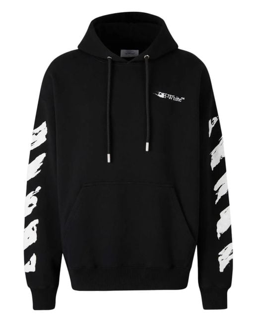 Off-White c/o Virgil Abloh Ink Arrow Skate Hoodie in het Black voor heren
