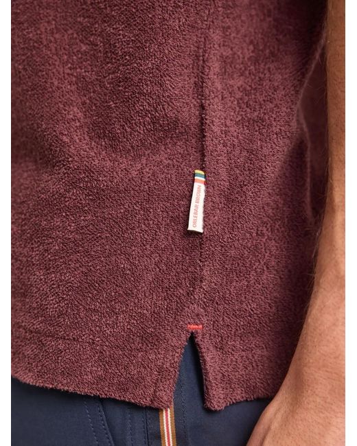 Orlebar Brown Red Howell Short-Sleeve Shirt for men