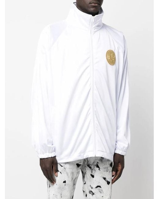 Vetements White Logo-Patch Sport Jacket for men