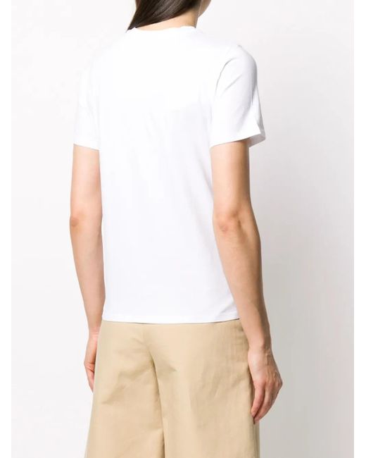 Majestic Filatures White Shortsleeved Crew Neck T-Shirt