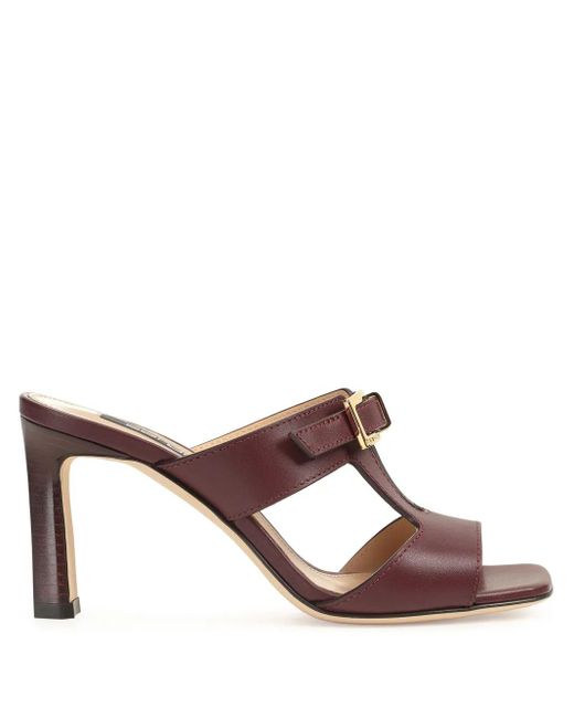 Sergio Rossi Brown Sr Nora Sandalen 80mm