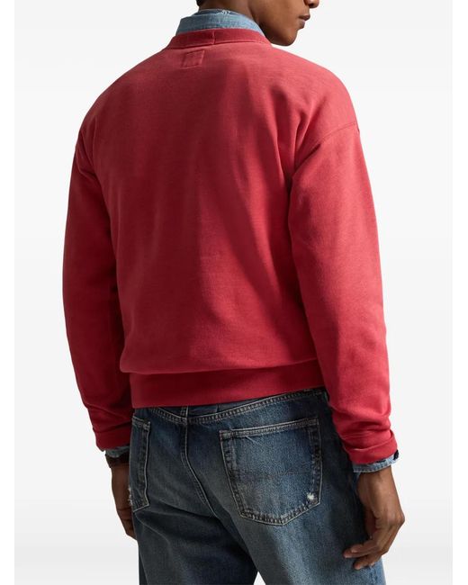 Polo Ralph Lauren Red Knit-Sweatshirt for men
