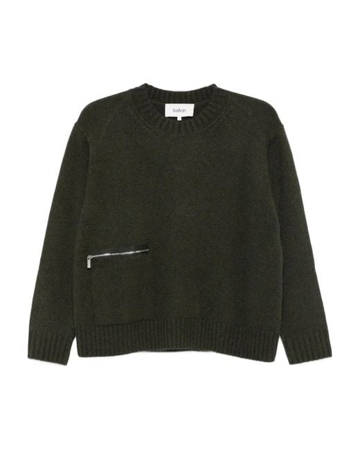Ba&sh Green Cesnik Cashmere Jumper