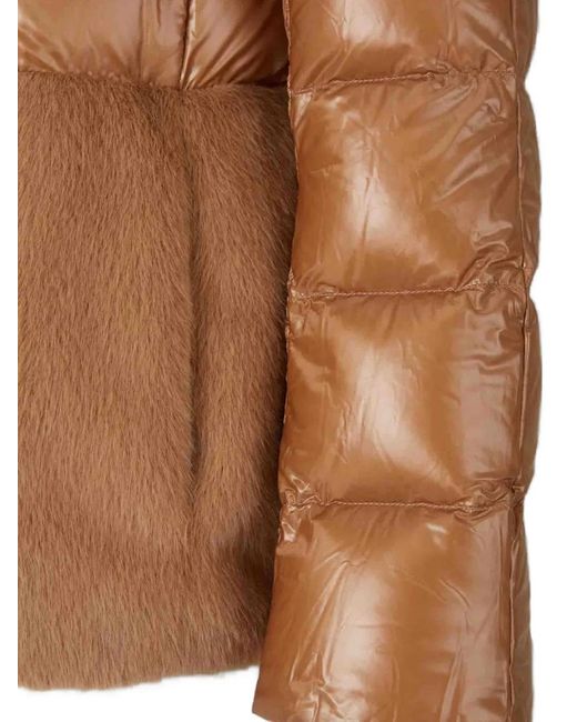 Herno Brown Short-Haired Down Jacket