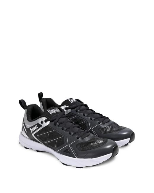 Herno Black Laminar Panelled Sneakers
