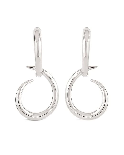 Dinny Hall White Toro Drop Hoops