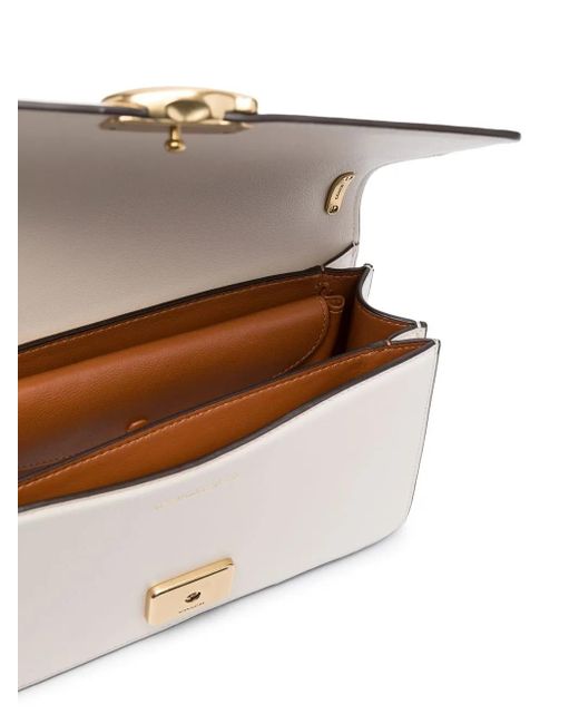 COACH Natural Elevated Logo-Plaque Shoulder Bag